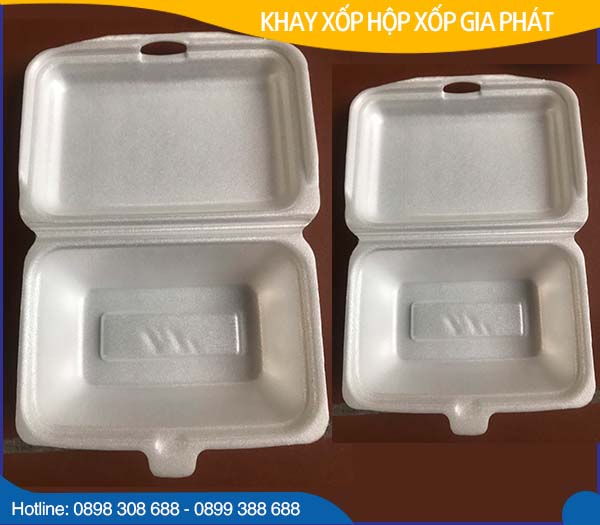 Khay, hộp xốp